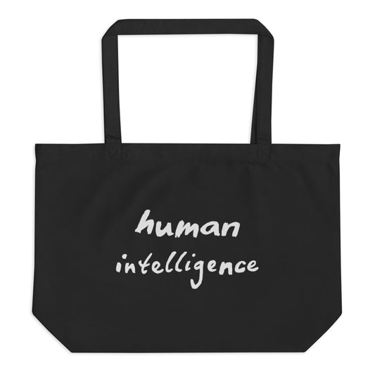 Human Intelligence Large Tote Bag